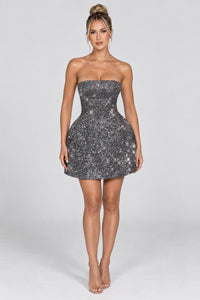 Leslie | Women's Sparkle Bow Homecoming Dress