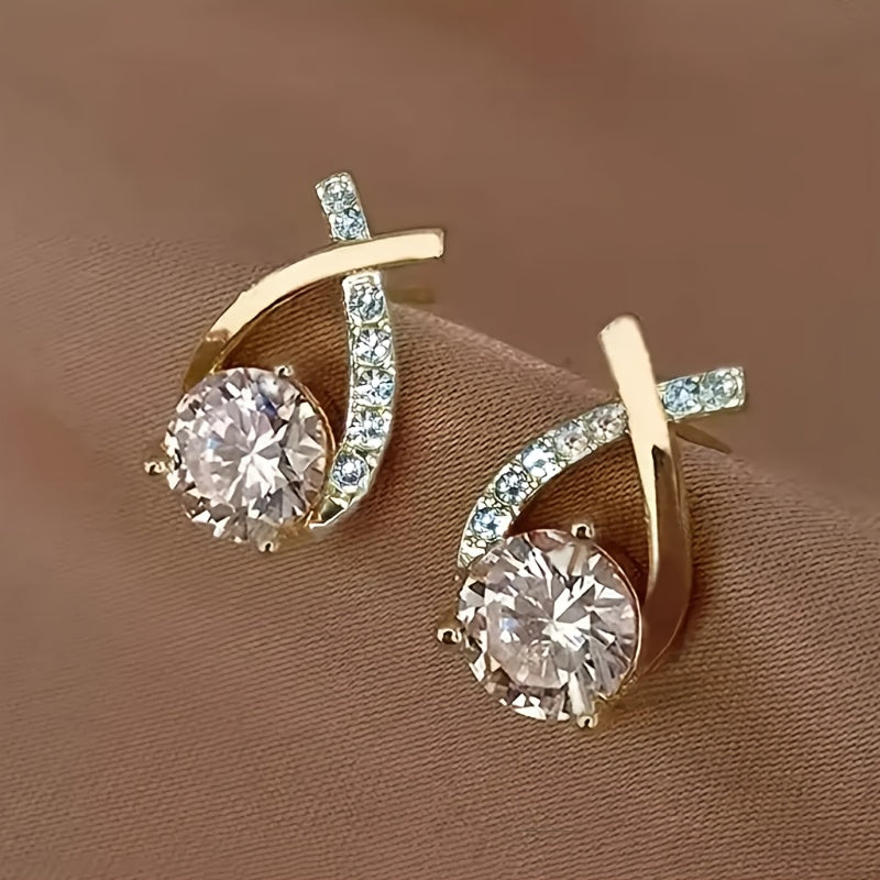 Harriet | Women's Elegant Crystal Drop Earrings