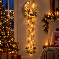 Illuminated Nativity Christmas Wall Hanging with LED Lights