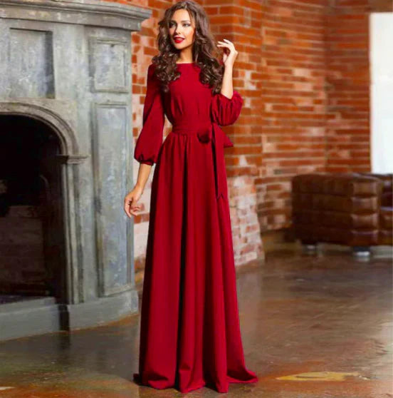 Lane | Women's Wedding Guest Tie Waist Maxi Dress
