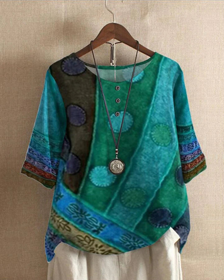 Kirella | Women's Round Neck Summer Blouse