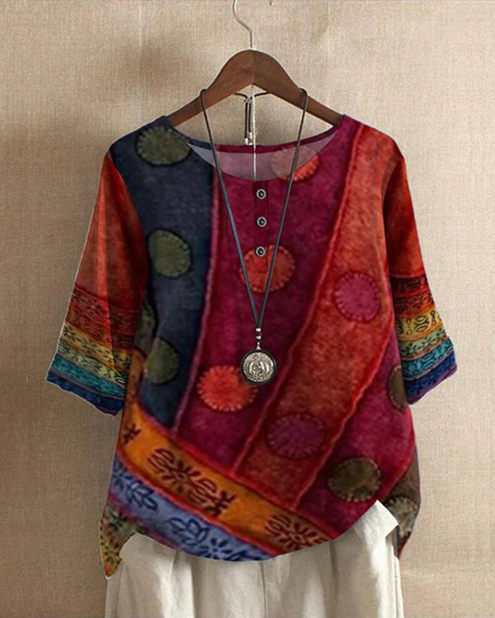 Kirella | Women's Round Neck Summer Blouse