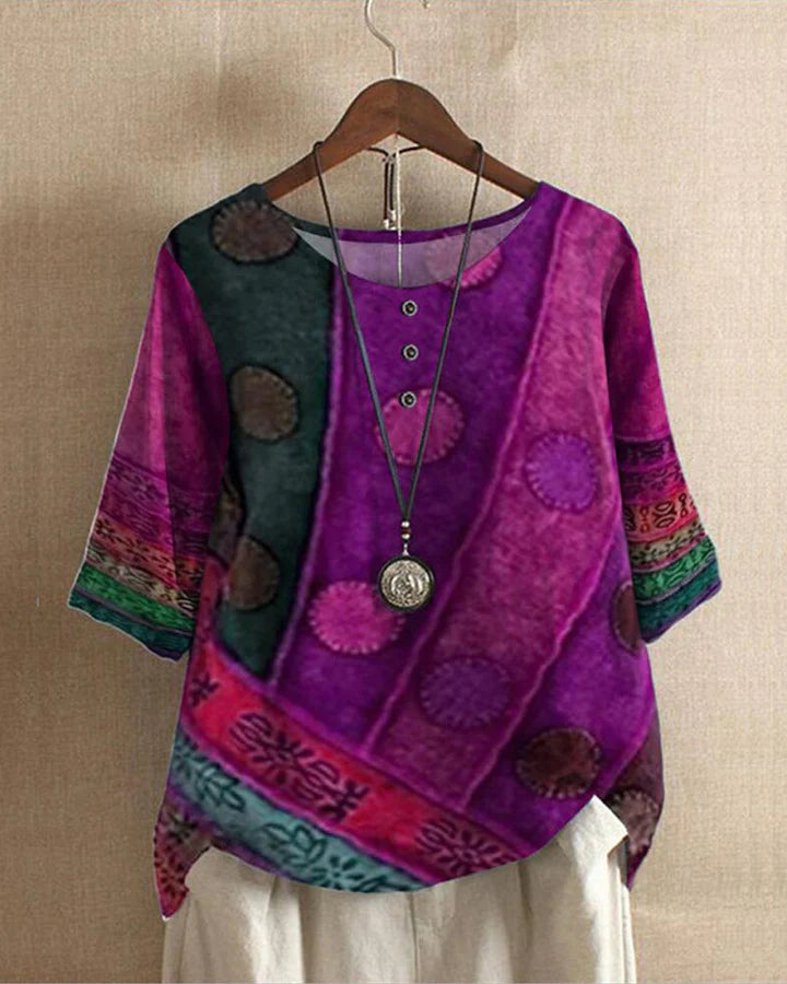 Kirella | Women's Round Neck Summer Blouse