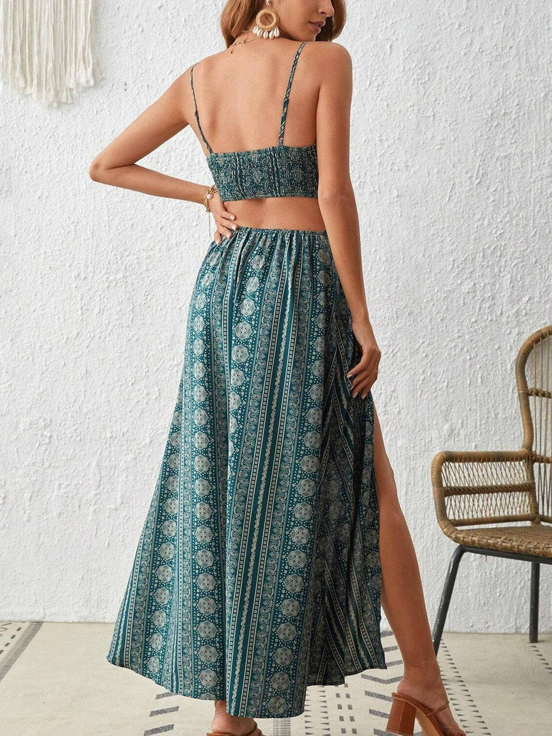 Valentina | Women’s Summer Out Cut Boho Maxi Dress