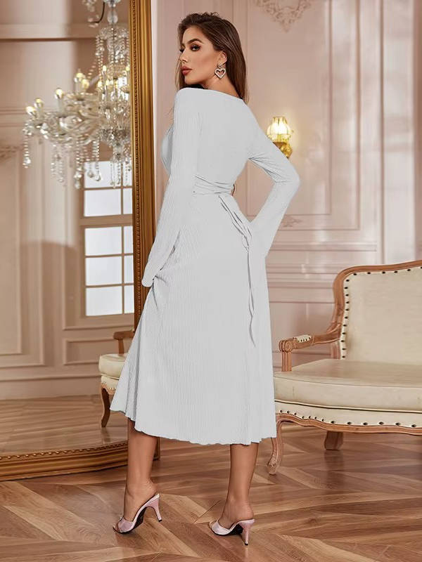 Erma | Women’s Square Neck Wedding Guest Midi Dress