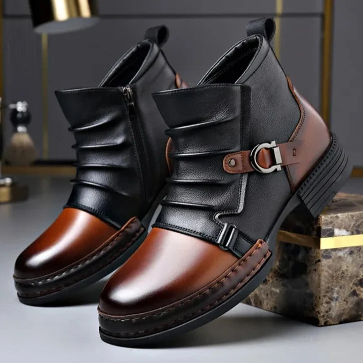 Black &amp; Cognac Toe