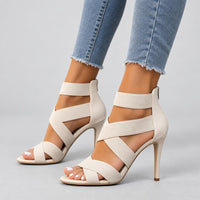 Delphine | Women's Strappy Open-Toe Heels