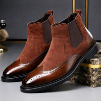 Jacob | Men's Classic Leather Detailed Chelsea Boots