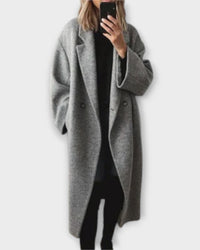 Jasmine | Women's Oversized Long Wool Blend Trench Coat