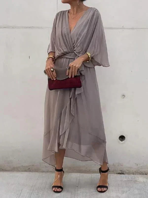 Alessia | Women's V Neck Summer Maxi Dress