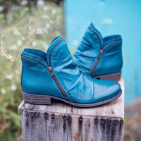 Kerry | Women's Casual Low Heel Zip Ankle Boots