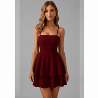 Bailey | Women's Classic Tiered Strap Homecoming Dress