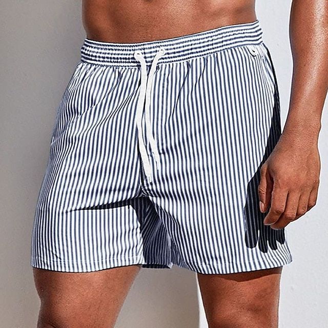 Hamid | Men's Classic Striped Swim Trunks