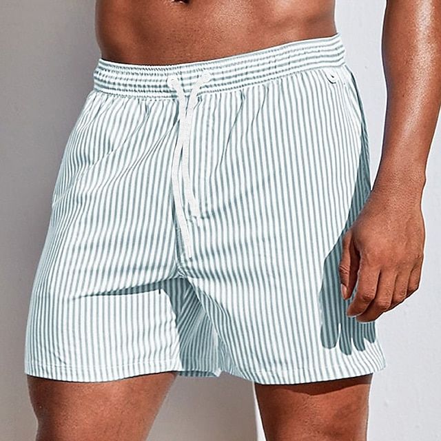 Hamid | Men's Classic Striped Swim Trunks