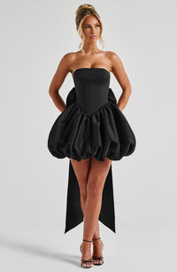 Isla | Women's Short Bow Corset Homecoming Dress