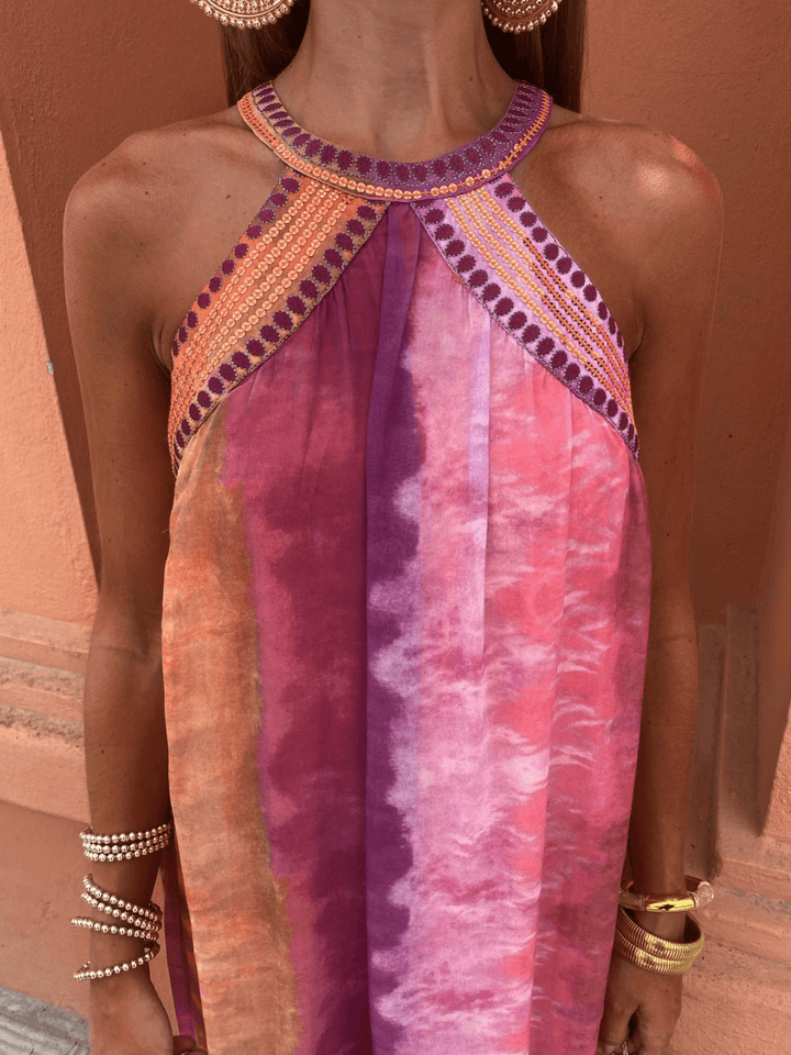 Hadi | Women’s Halter Neck Wedding Guest Dress