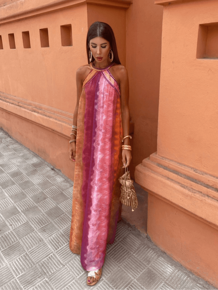 Hadi | Women’s Halter Neck Wedding Guest Dress