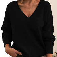 Mariana | Women's Comfort Cashmere V-Neck Sweater