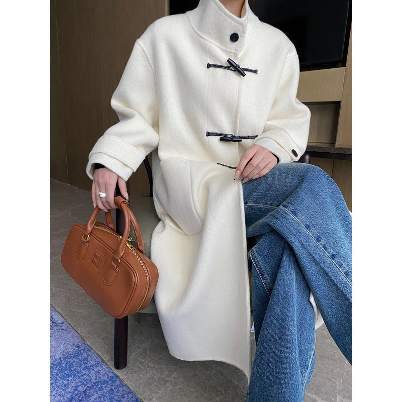 Molly | Women's Classic Long Wool Duffle Coat