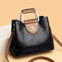 Maya | Women's Structured Leather Shoulder bag