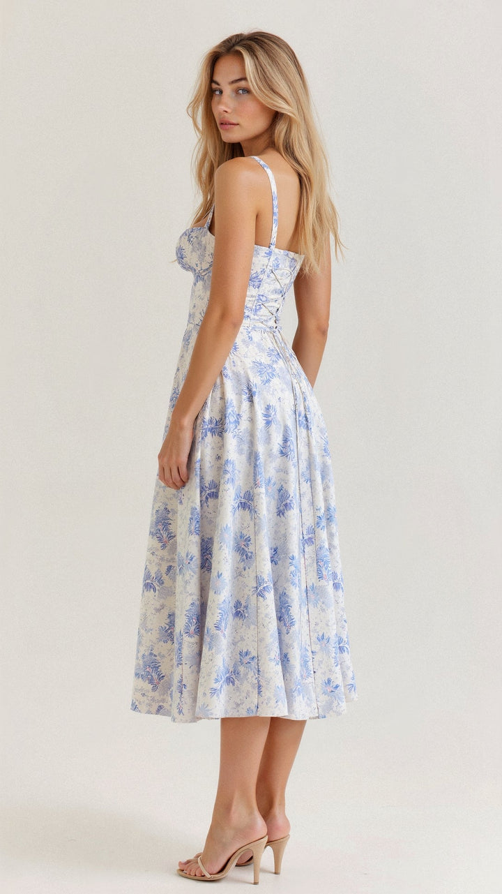 Charlotte | Women’s Summer Floral Midi Dress