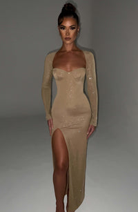 Charlotte | Women's Long Sleeve Sequin New Year's Eve Dress