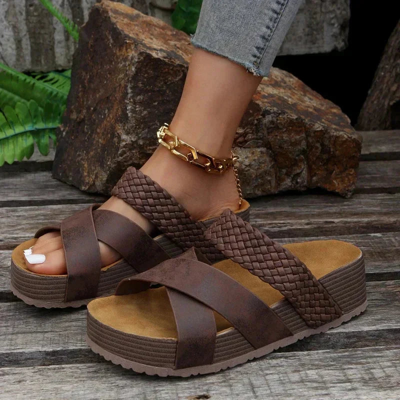 Sydney | Women’s Cross Strap Orthopedic Sandals