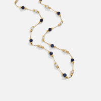 Women's Gold Stone Beaded Necklace
