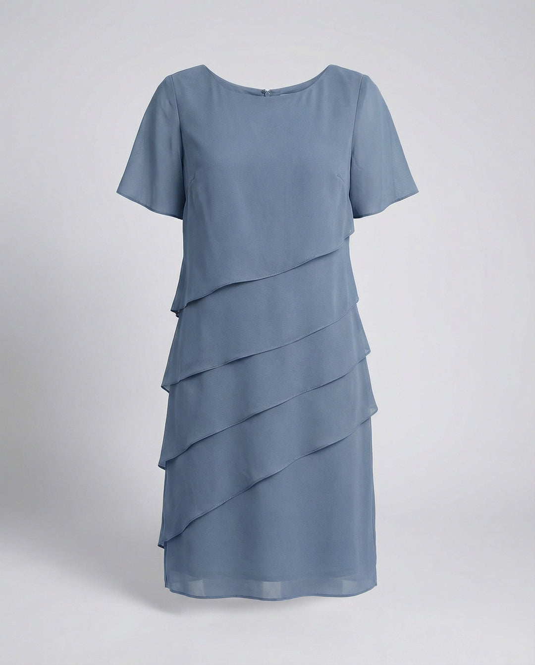 Ellery | Women's Layered Short Sleeve Knee-Length Dress