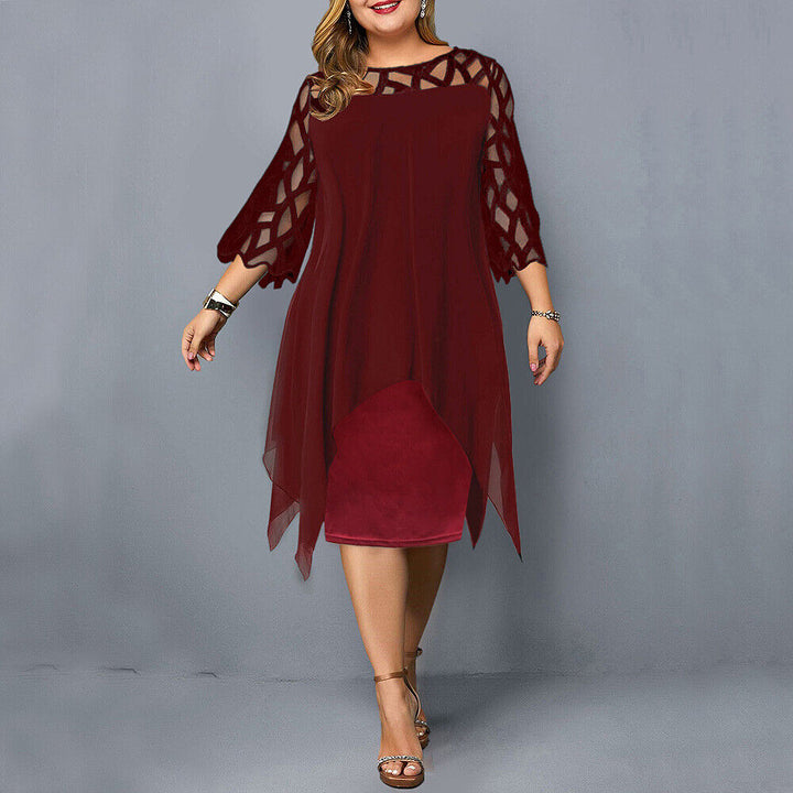 Phoebe | Women’s Summer Layered Midi Dress