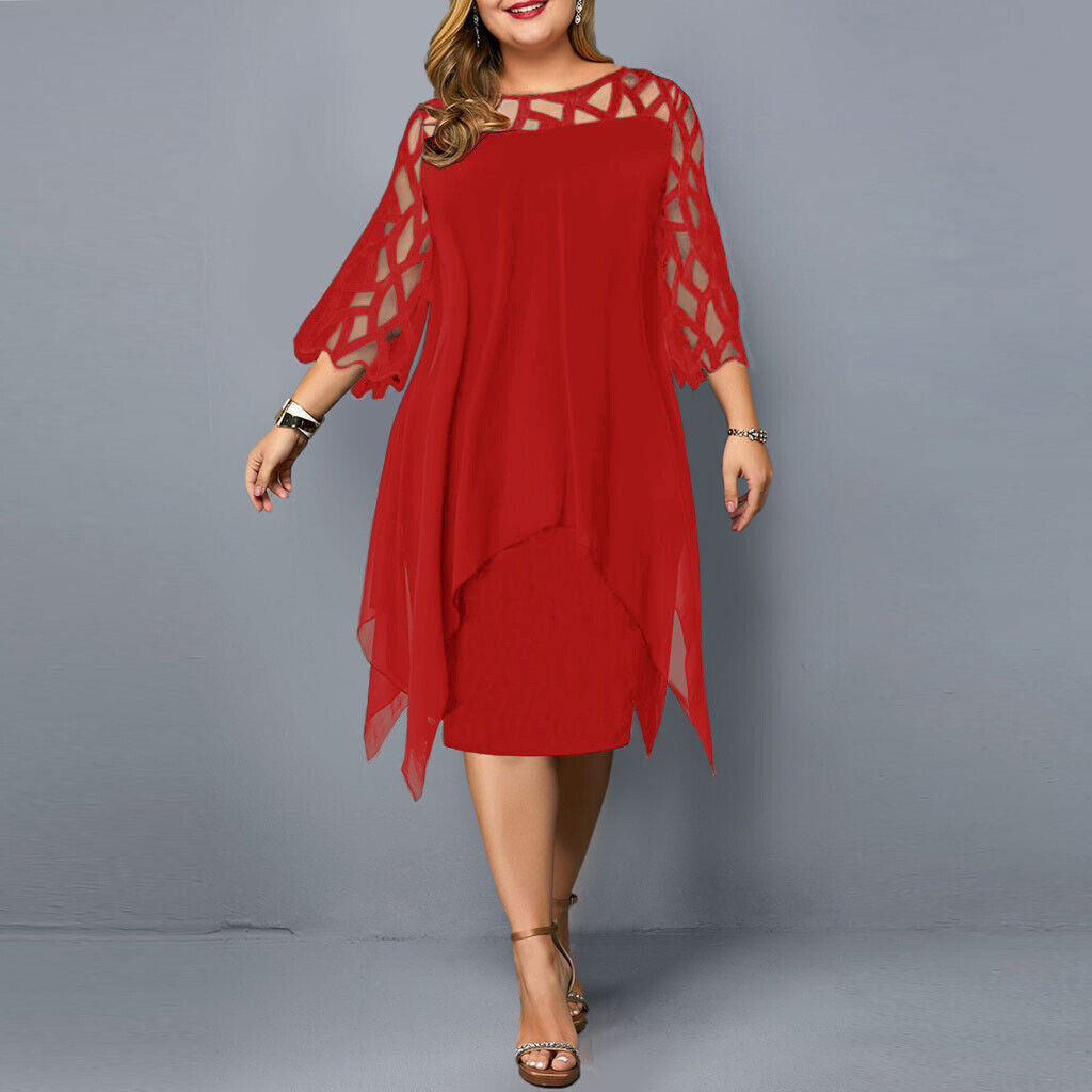 Phoebe | Women’s Summer Layered Midi Dress