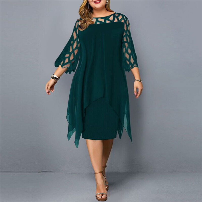 Phoebe | Women’s Summer Layered Midi Dress