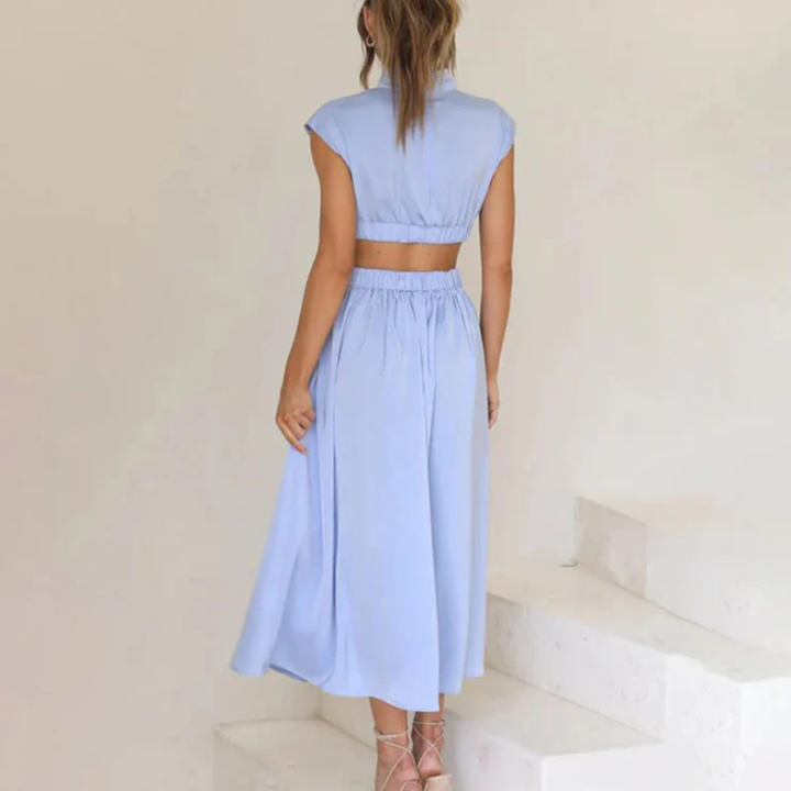 Nora | Women's Waist Cut Summer Wedding Guest Dress