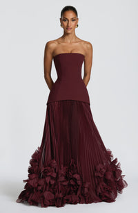 Dulce | Women's Evening Strapless Gown