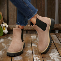 Sharon | Women's Ankle Lug Sole Chelsea Boots