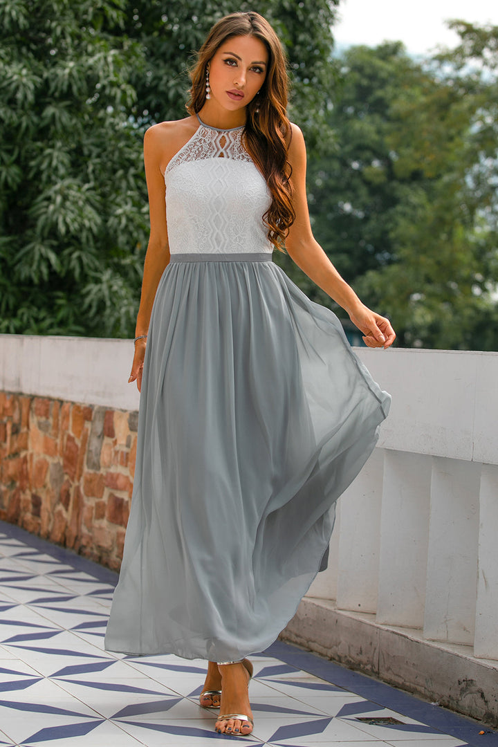 Annie | Women's Halter Neck Wedding Guest Dress