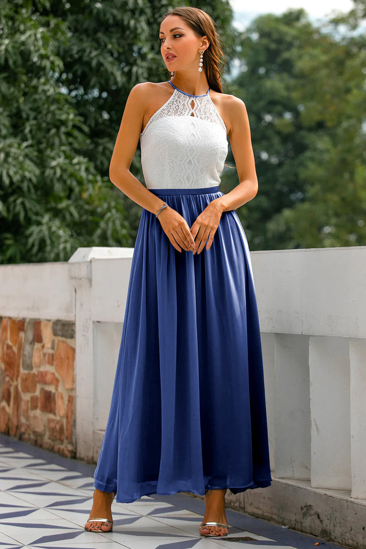 Annie | Women's Halter Neck Wedding Guest Dress