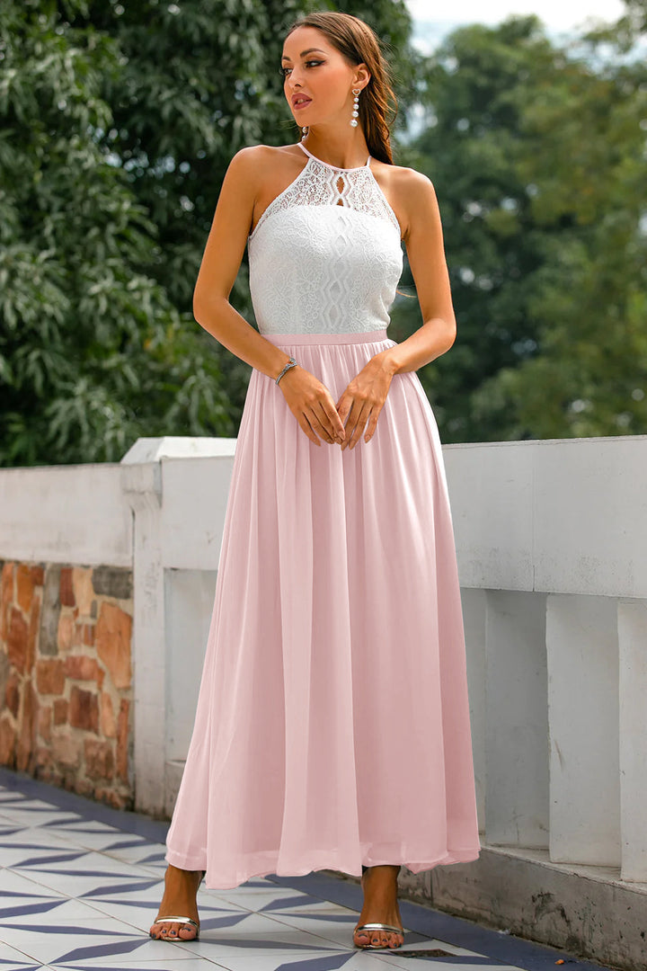 Annie | Women's Halter Neck Wedding Guest Dress