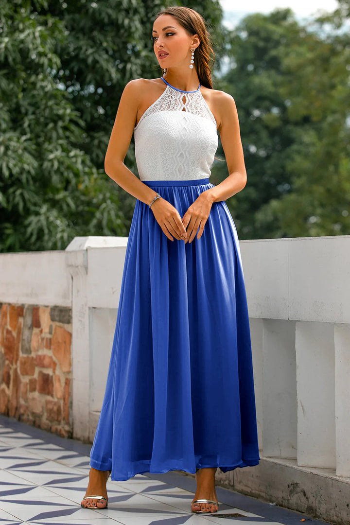 Annie | Women's Halter Neck Wedding Guest Dress
