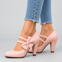 Zoya | Women's Charming Dual Strap Mid Heels