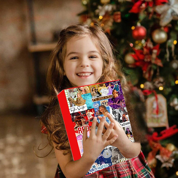Taylor Swift Advent Calendar with 24 Collectible Figurine Ornaments