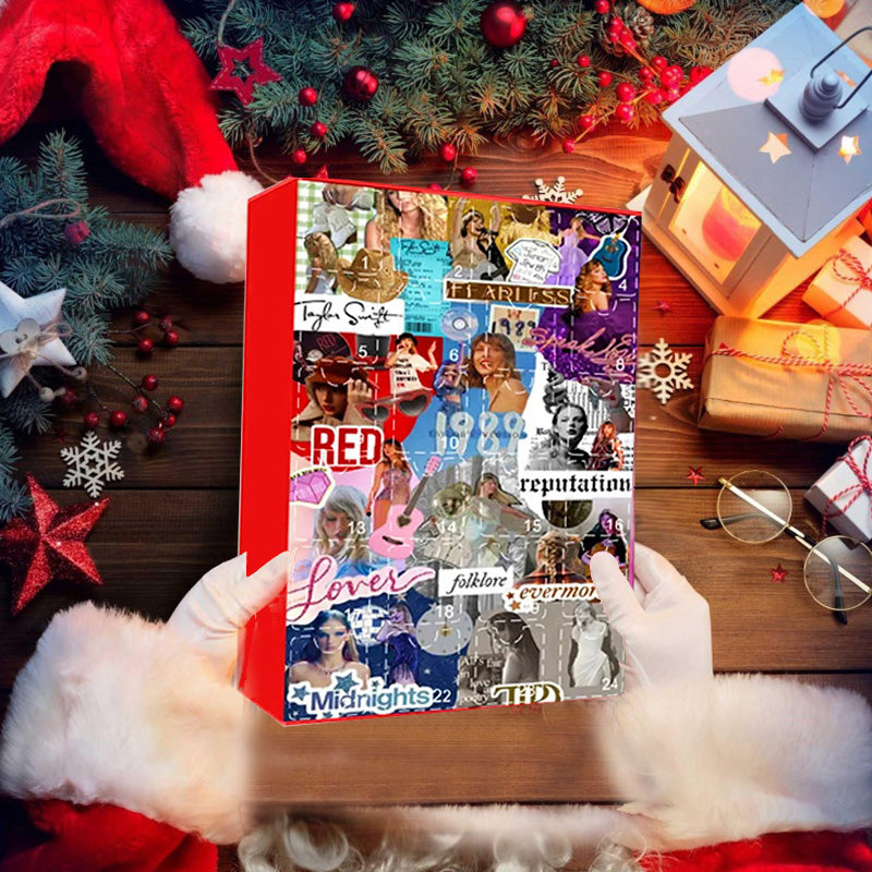 Taylor Swift Advent Calendar with 24 Collectible Figurine Ornaments
