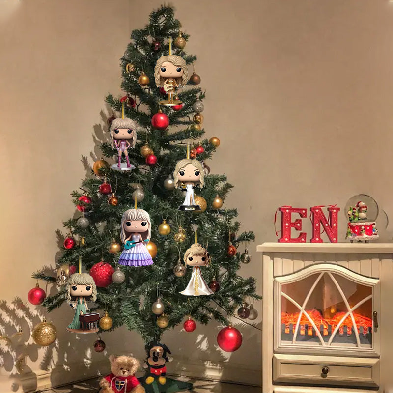 Taylor Swift Advent Calendar with 24 Collectible Figurine Ornaments