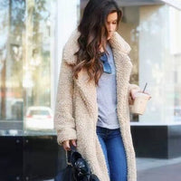 Delilah | Women's Long Teddy Trenchcoat