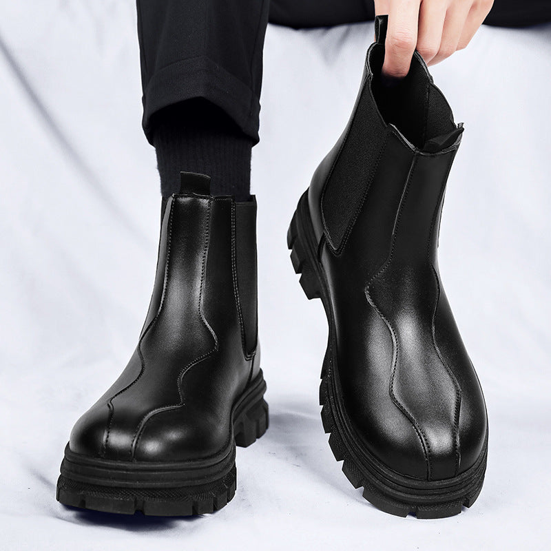 Tyler | Men's Chunky Slip-On Chelsea Boots