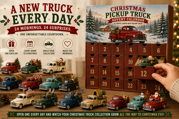 Vintage Truck Advent Calendar