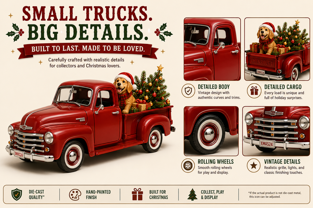 Vintage Truck Advent Calendar