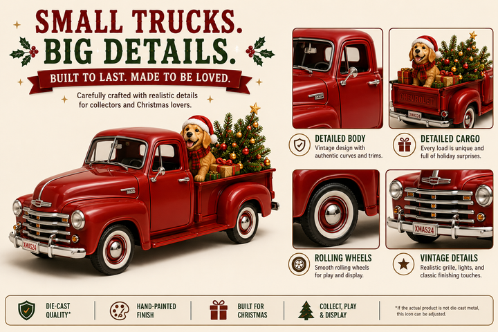 Vintage Truck Advent Calendar