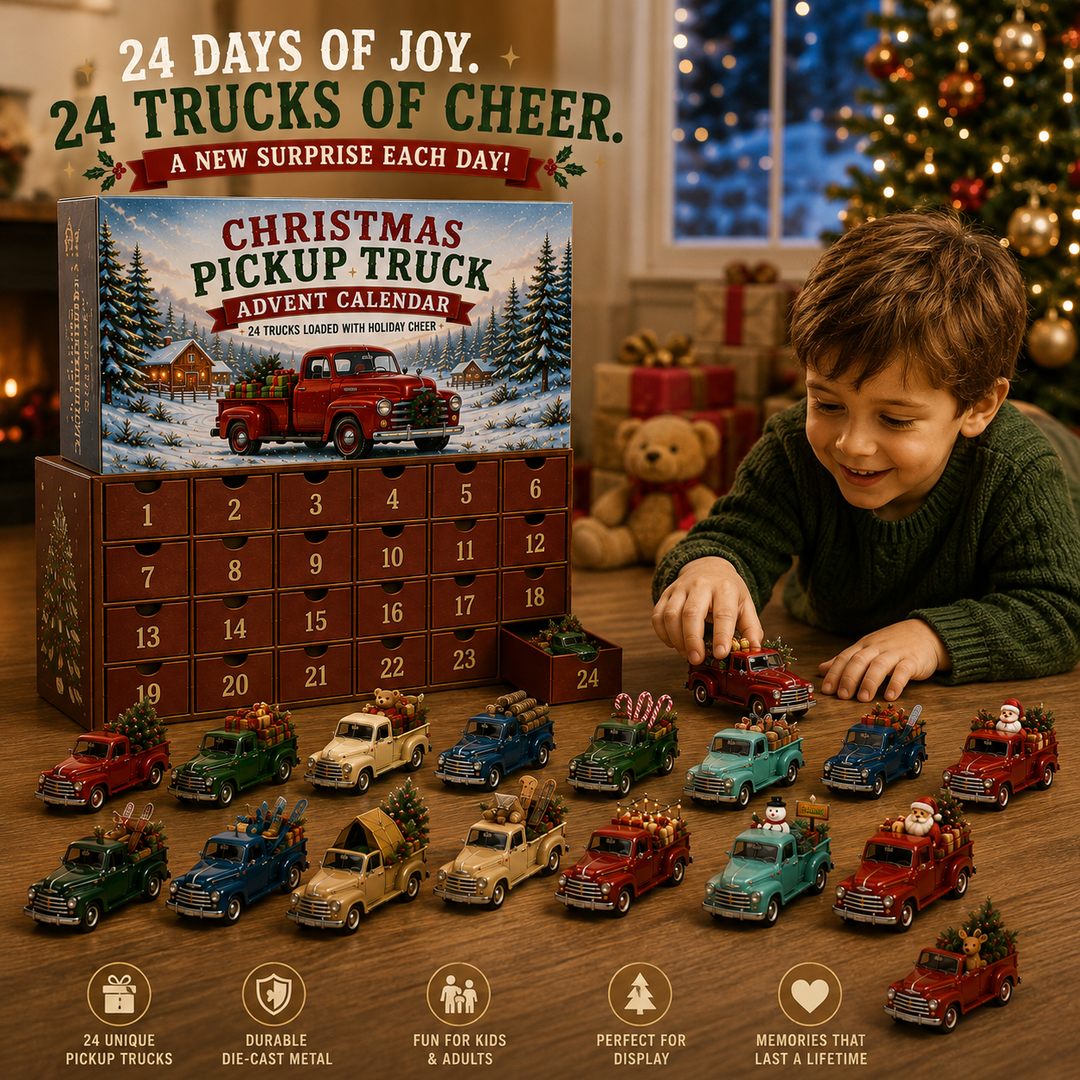 Vintage Truck Advent Calendar