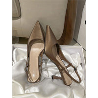 Wendy | Women's Pointed Toe Slingback Kitten Heels